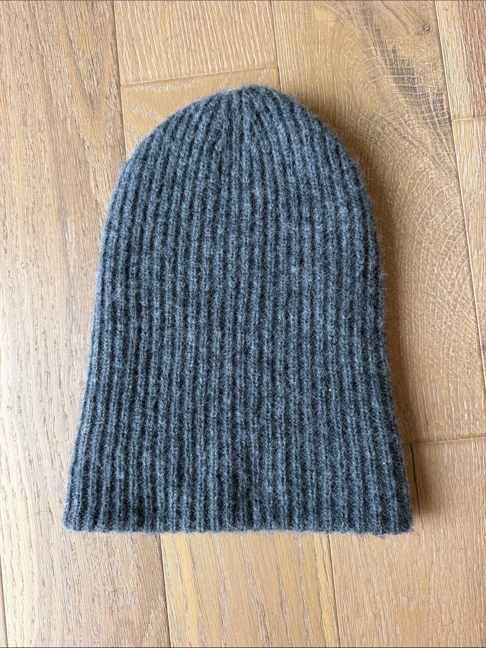 James Street Co. Mora Beanie Alpaca / Wool Charcoal Gray - Picture 4 of 4